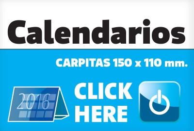 Carpitas Calendarios (2 caras 150x110mm)